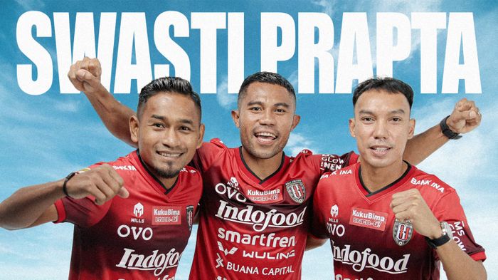 Tiga rekrutan Bali United berusia 29 tahun, Ramdani Lestaluhu, Ardi Idrus, dan Novri Setiawan. 