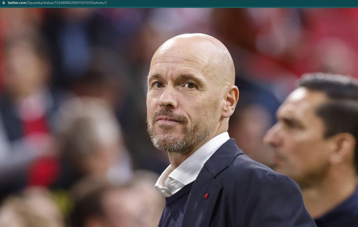 Pelatih anyar Manchester United, Erik ten Hag.