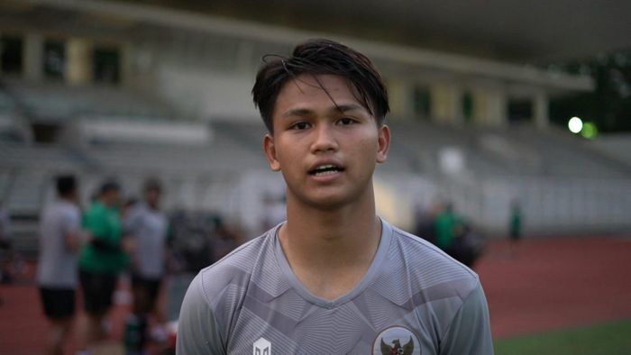 Penyerang timnas U-19 Indonesia, Hokky Caraka.