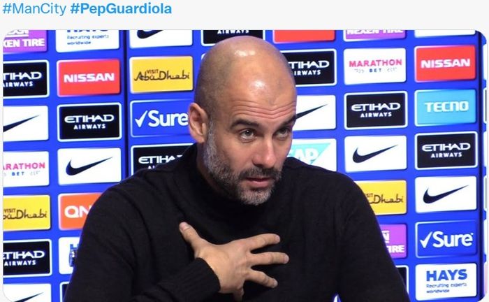 Pelatih Man City, Pep Guardiola