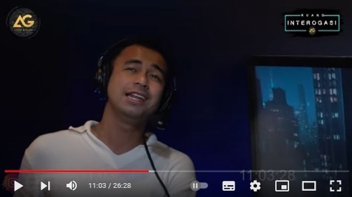 Raffi Ahmad hadir di kanal YouTube milik Gilang Dirga.