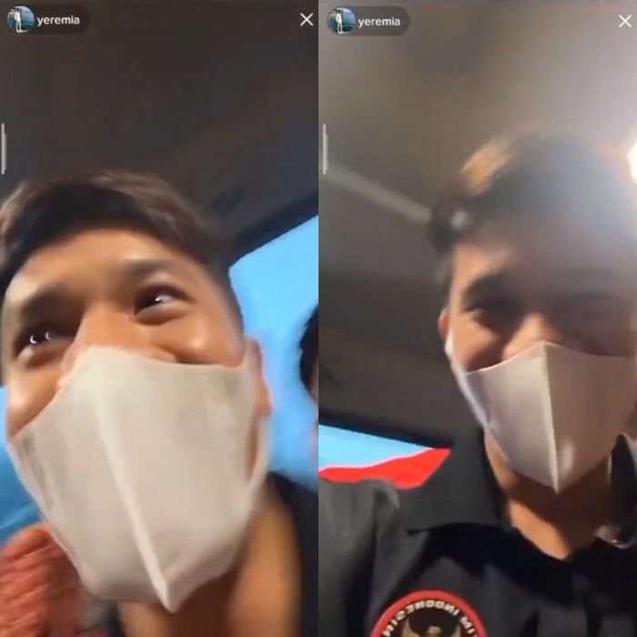 Kolase rekaman live streaming Yeremia Rambitan di TikTok. 