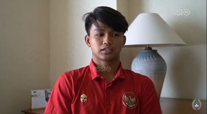 Penyerang timnas U-19 Indonesia, Hokky Caraka.