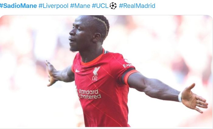 Pemain Liverpool, Sadio Mane.