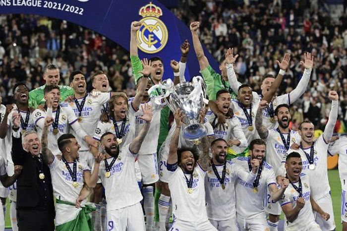 Real Madrid juara Liga Champions usai kalahkan Liverpool di Stade de France, Paris (28/5/2022).