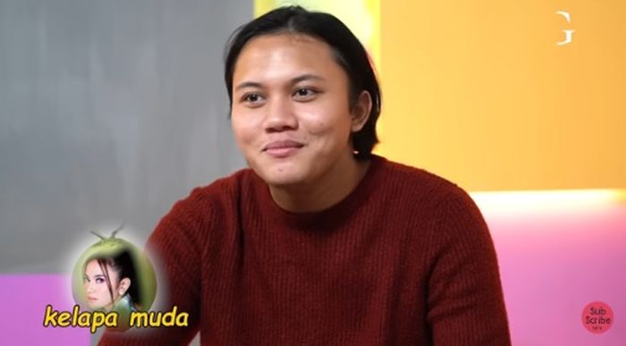 Rizky Febian dalam kanal YouTube Gritte Agatha