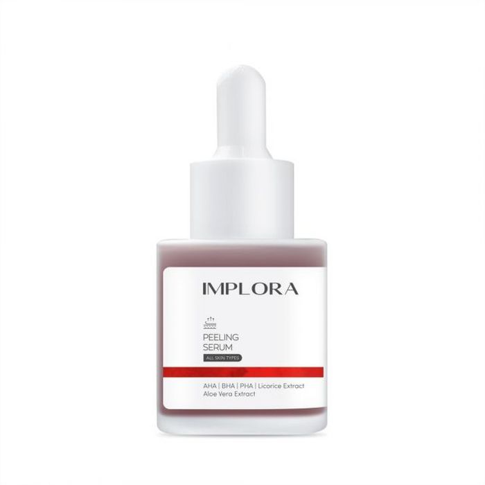 Rekomendasi peeling serum murah: Implora Peeling Serum.