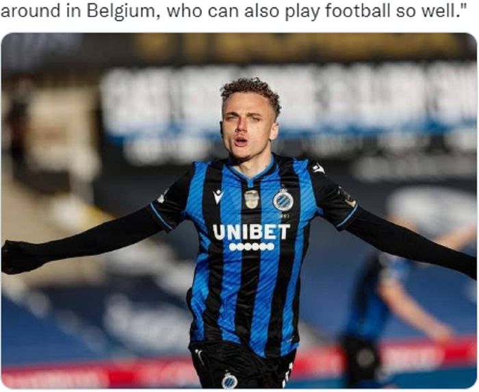 Winger Club Brugge, Noa Lang, tinggal selangkah lagi bergabung dengan AC Milan.