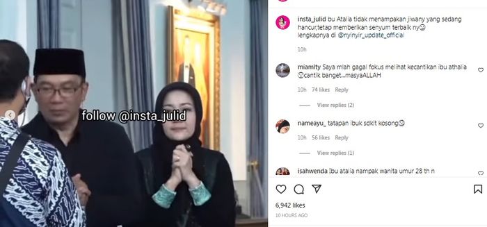 Ridwan Kamil dan Atalia Praratya saat menyelenggarakan doa bersama untuk Eril.