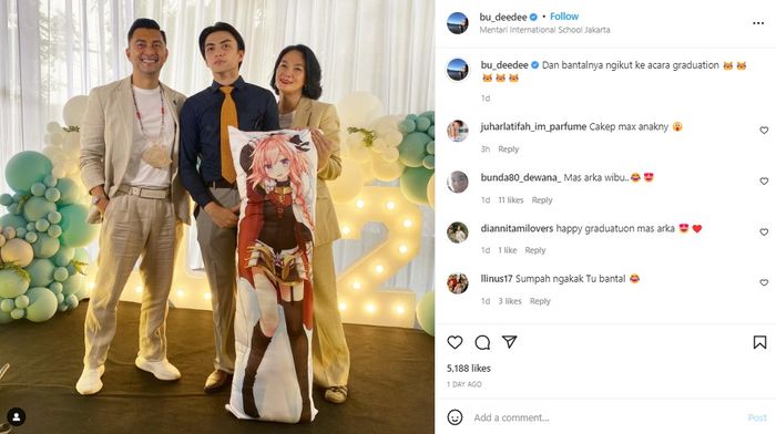  Unggahan Instagram Dian Nitami. 