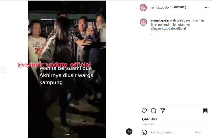 Pengusiran keluarga wanita yang diduga punya dua suami 