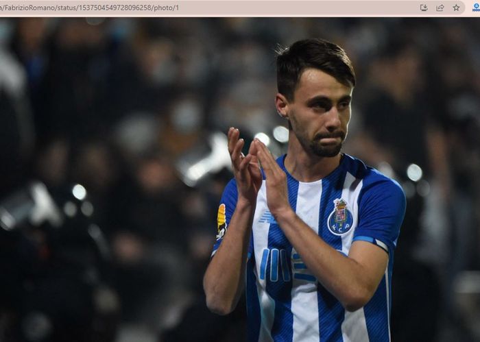 Gelandang FC Porto, Fabio Vieira, yang segera bergabung dengan Arsenal.