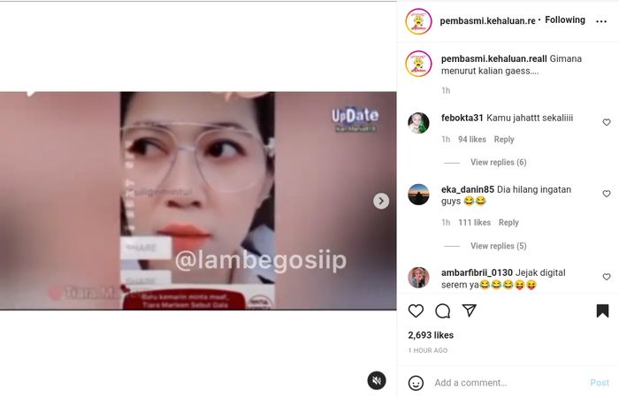 Tiara Marleen tuding Gala Sky bukan anak Bibi Ardiansyah.