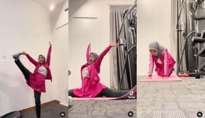 Ria Ricis aktif berolahraga jelang proses persalinannya