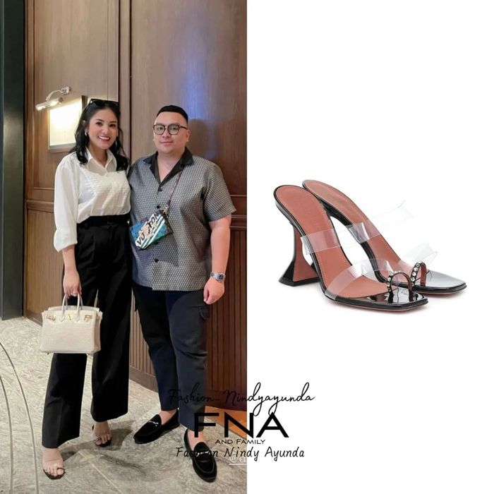 Koleksi high heels mewah milik Nindy Ayunda.