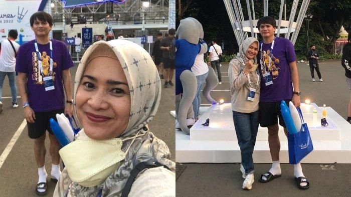Ikke Nurjanah dan Karlie Fu tampil kompak. 