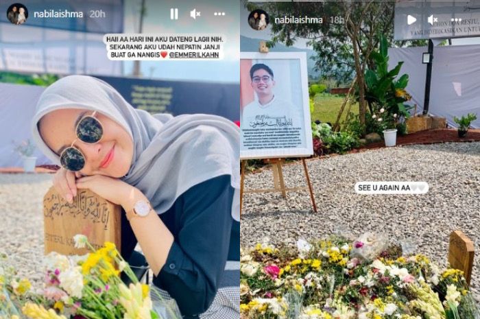 Unggahan Instagram Story Nabila Ishma. 