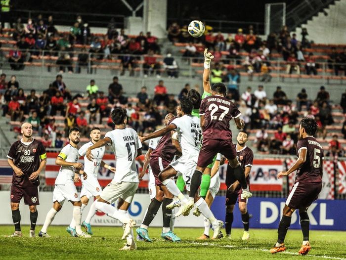 Kuala Lumpur City melawan PSM Makassar di Piala AFC 2022.