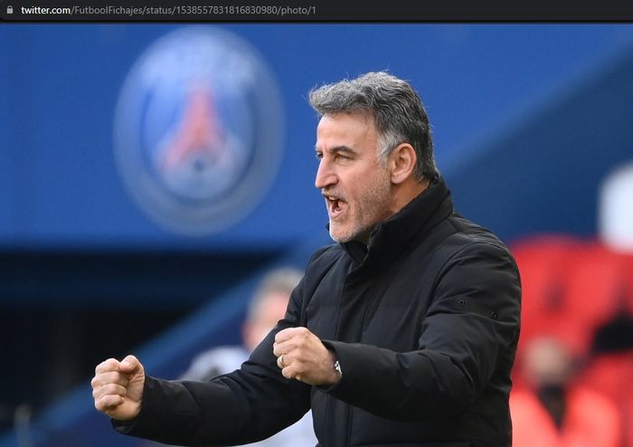 Calon pelatih baru PSG, Christophe Galtier.