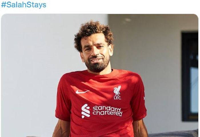 Mohamed Salah resmi memperpanjang kontraknya bersama Liverpool.