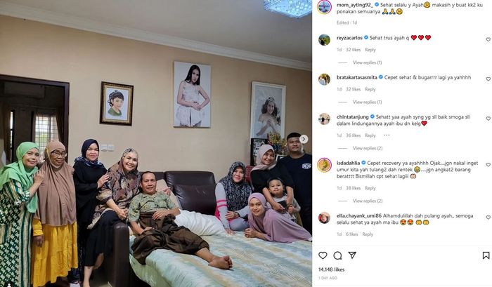 Ayah Rozak dalam masa pemulihan usai jalani operasi hernia