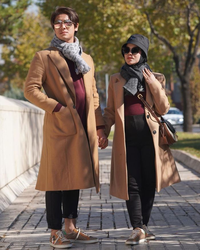 OOTD couple pasangan hits Lesty Kejora dan Rizky Billar dengan fashion item branded
