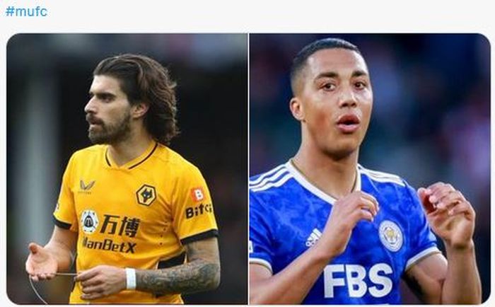 Dua gelandang yang diincar Manchester United, Ruben Neves dan Youri Tielemans. 