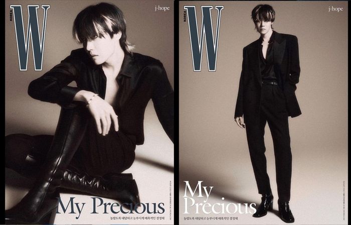 Serba Hitam J Hope BTS Hiasi Cover Majalah W Korea Edisi Agustus  