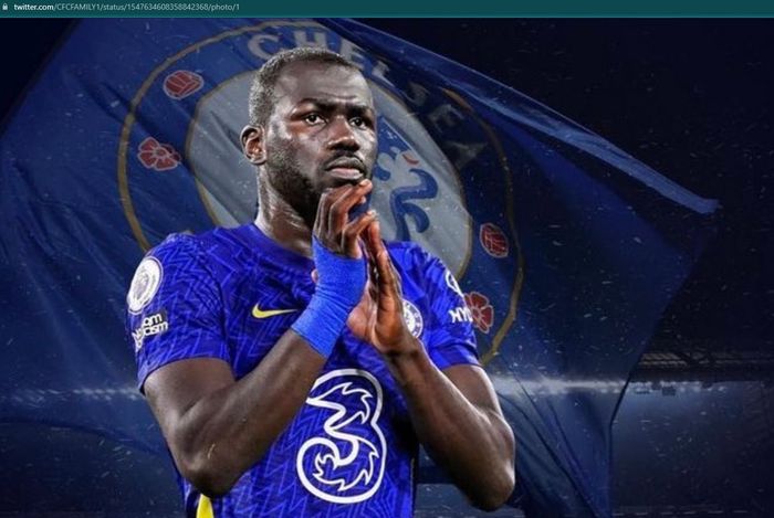 Bek Napoli, Kalidou Koulibaly, bakal segera diresmikan menjadi pemain Chelsea.