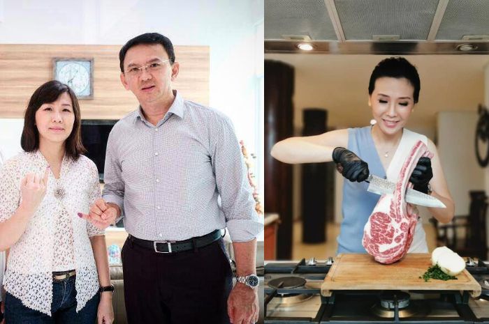 Veronica Tan dan mantan suami. 