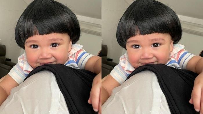 Rayyanza Malik Ahmad tampil dengan rambut poni mangkok ala Pak Tarno.