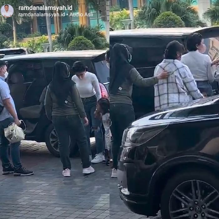 Potret Nikita Mirzani dijemput paksa