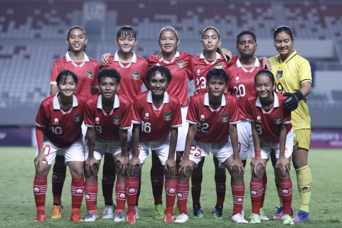timnas U-18 putri Indonesia di Piala AFF Wanita U-18 2022.