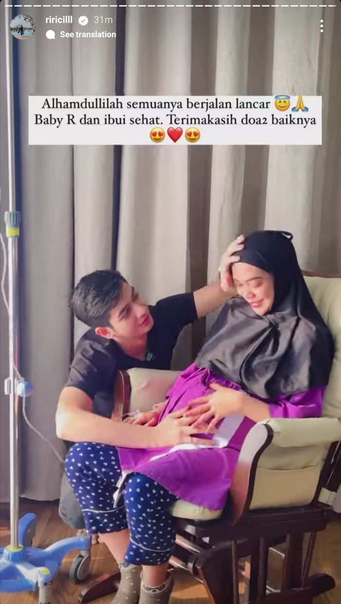 Manajer Ria Ricis mengungkapkan kondisi Ria Ricis dan bayinya setelah melahirkan.