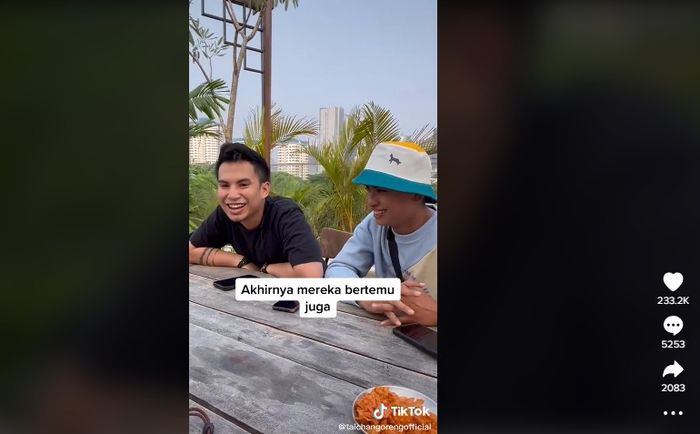 Unggahan video TikTok @taichangorengofficial. 