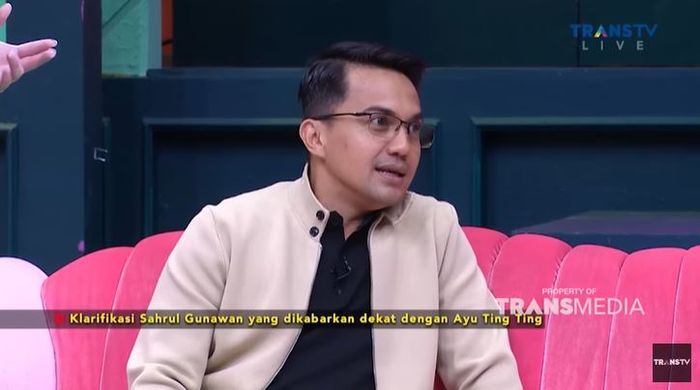 Sahrul Gunawan ceritakan alasannya mundur dekati Ayu Ting Ting.