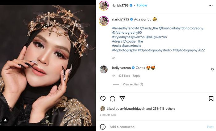 Ria Ricis pertama kalinya unggah foto menawan pasca melahirkan 