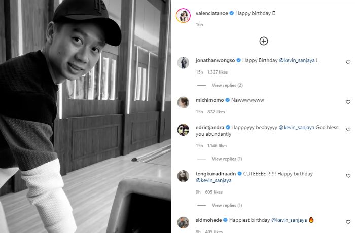 Unggahan video Valencia Tanoesoedibjo. 