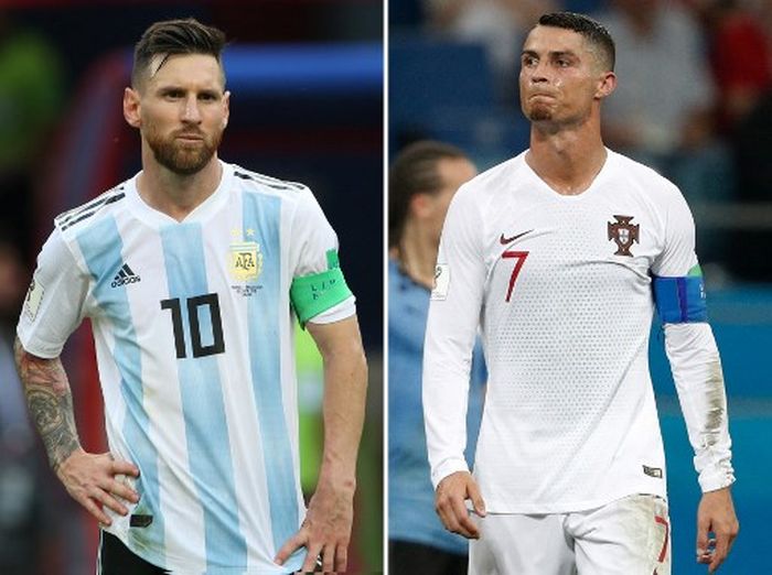 Lionel Messi (kiri) dan Cristiano Ronaldo bersiap menjalani Piala Dunia terakhirnya di Qatar 2022.