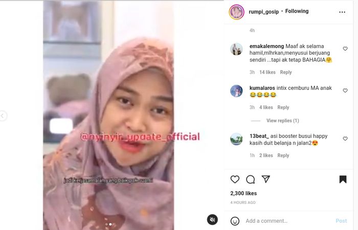 Ricis berikan pesan ke suami yang punya istri menyusui 