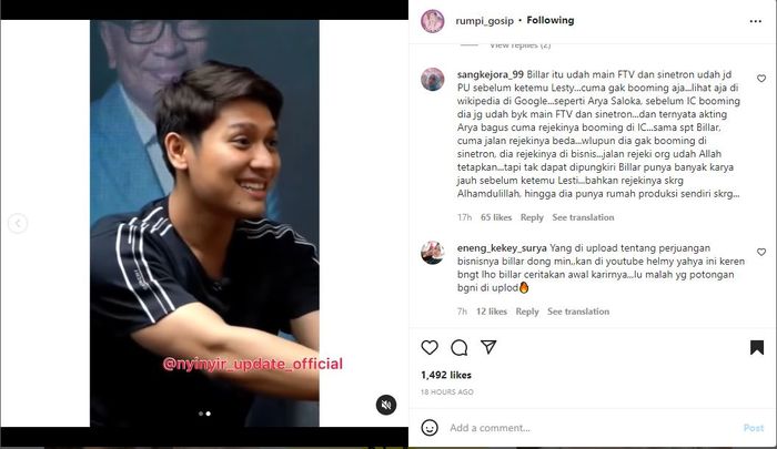 Rizky Billar ungkap momen kondangan ke pernikahan Dinda Hauw membuat namanya tenar 
