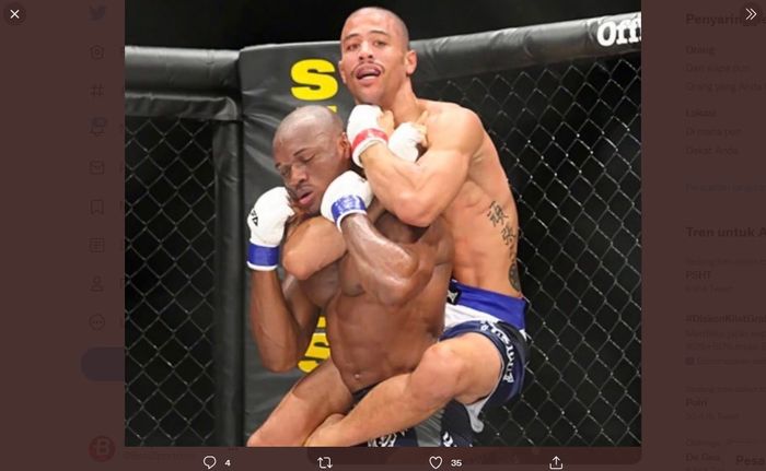 Kamaru Usman tercatat pernah menderita satu kekalahan dalam karier MMA yang dideritanya dari Jose Caceres.