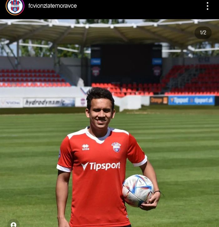 Pemain timnas Indonesia Egy Maulana Vikri bergabung dengan klub asal Slovakia FC Vion Zlate Moravce.