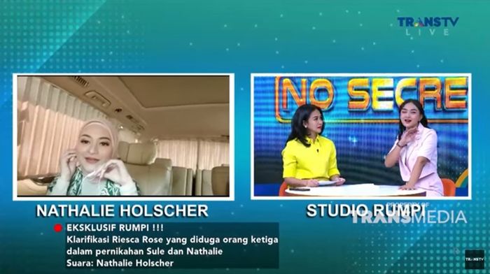 riesca rose beri jawaban menohok ke nathalie holscher