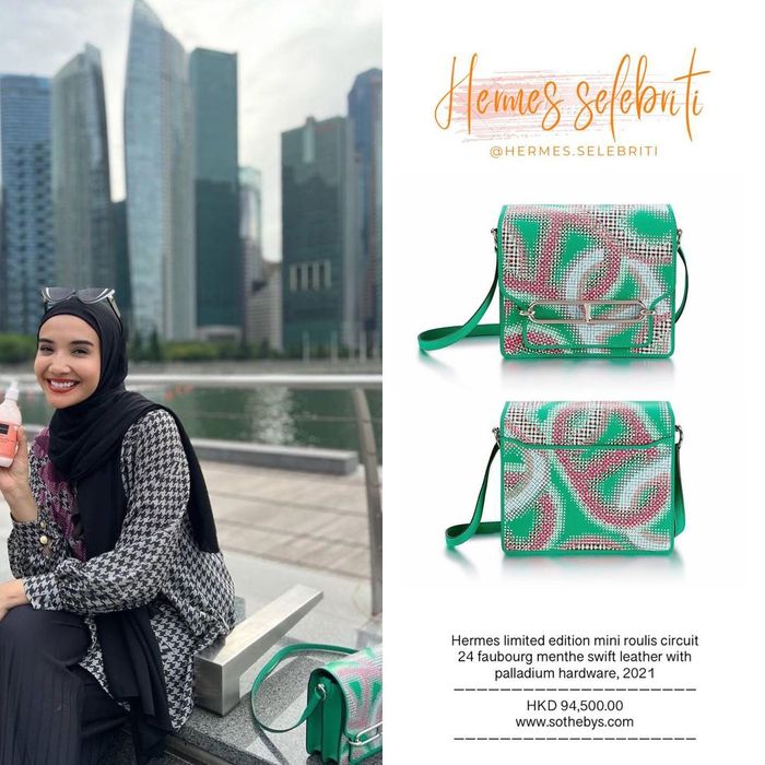 Koleksi tas Hermes Zaskia Sungkar yang merupakan jenis limited edition.