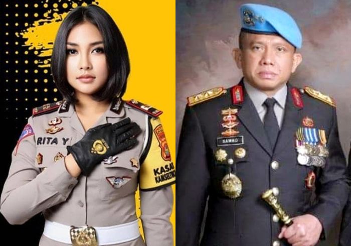 AKP Rita Yuliana yang digosipkan memiliki hubungan dekat dengan Irjen Pol Ferdy Sambo
