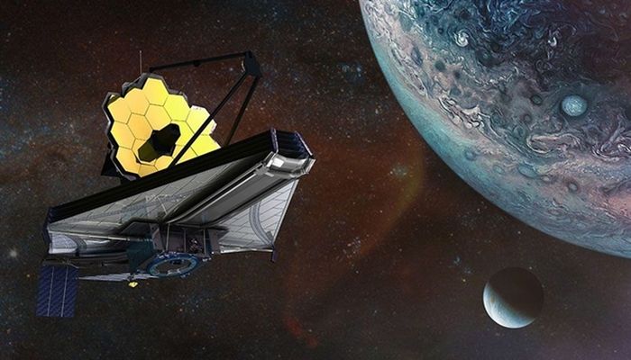 James Webb Space Telescope (JWST) adalah teleskop ruang angkasa yang dirancang terutama untuk melakukan astronomi inframerah. Sebagai teleskop optik terbesar di luar angkasa.