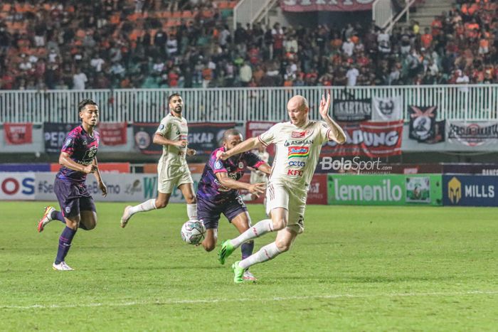 Persija vs RANS NUSANTARA FC di Stadion Pakansari, Bogor, Sabtu (20/8/2022).