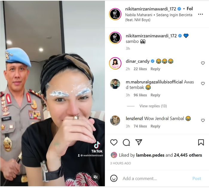 Video Nikita Mirzani. 