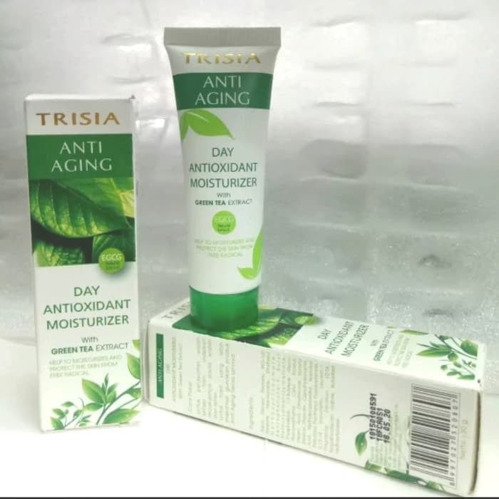 Rekomendasi moisturizer anti-aging: Trisia Anti-Aging Day Antioxidant Moisturizer.